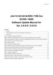 ECDIS / NWS Software Update Manual for Ver. 2.6.0.8 / 3.6.0.8