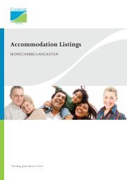 Morecambe and Lancaster Accommodation Listings - Contour Homes