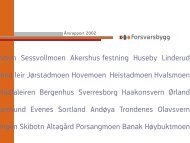 Forsvarsbyggs Ã¥rsrapport for 2002