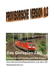 Das Gleisplan-FAQ