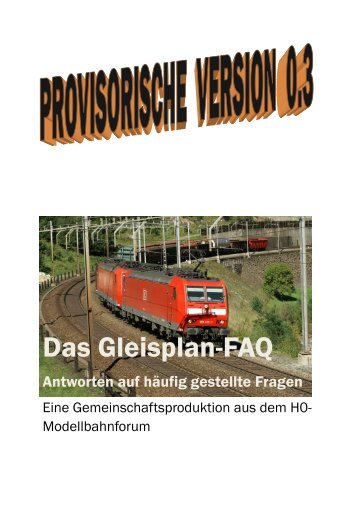 Das Gleisplan-FAQ