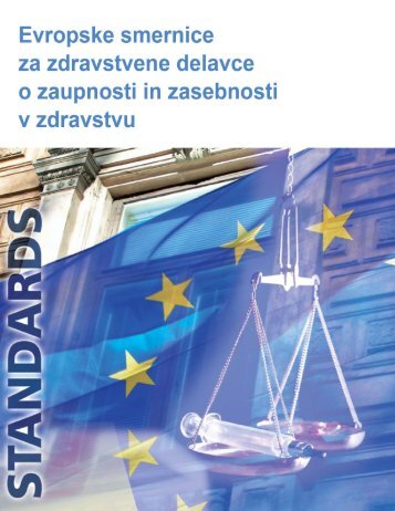 Evropske smernice za zdravstvene delavce o zaupnosti in ...