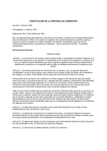 Corrientes - Secretaria de Ambiente y Desarrollo Sustentable