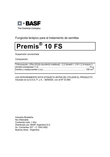 Premis 10 FS - Basf