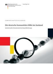 humanitÃ¤re Hilfe - Organisation for Economic Co-operation and ...