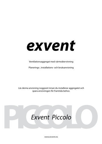 Exvent Piccolo - Enervent