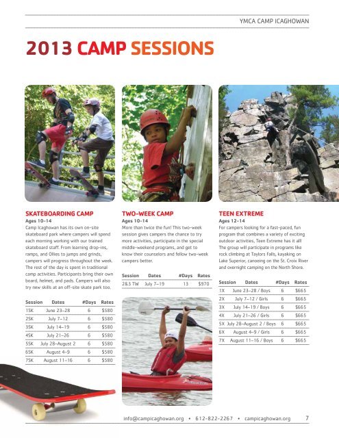 2013 Brochure - Ymca