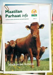 Maatilan Parhaat info 3 / 2010 - Snellman