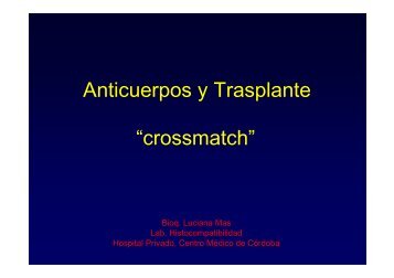 CLASE 3 DetecciÃ³n de Anticuerpos - Hospital Privado