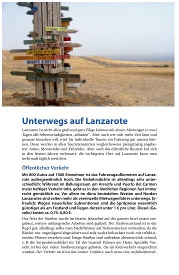 Unterwegs auf Lanzarote