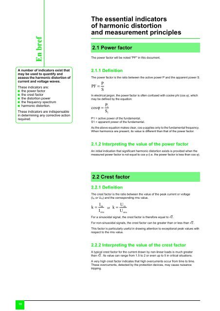 Harmonic detection and filtering - Schneider Electric