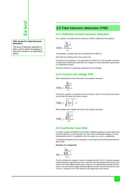 Harmonic detection and filtering - Schneider Electric