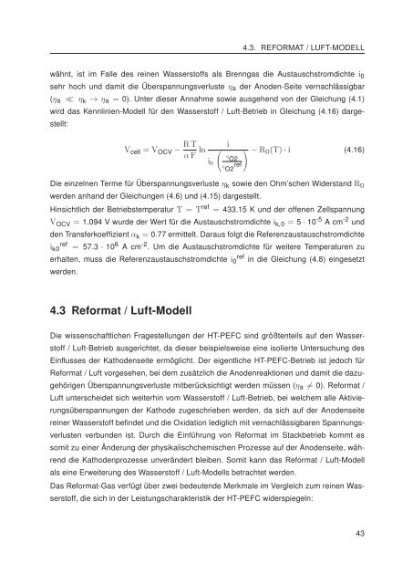 Modellierung und Simulation von Hochtemperatur ... - JuSER