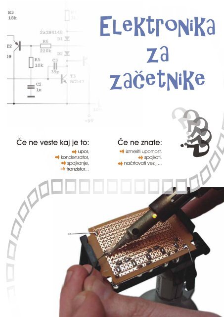 Tu si poglejte nekaj vsebine iz brošure Elektronika za začetnike