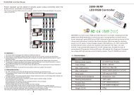 3900-IR/RF LED RGB Controller