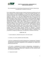 Acta - Tribunal Electoral del Distrito Federal