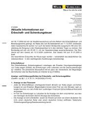 Aktuelle Informationen zur Erbschaft- und Schenkungsteuer - Wiehl ...