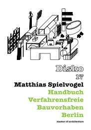 Matthias Spielvogel Handbuch Verfahrensfreie Bauvorhaben Berlin