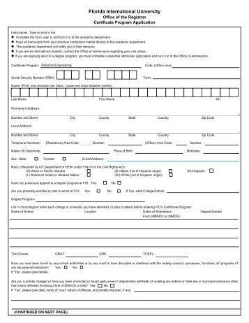 CERTIFICATE APPLICATION FORM (click here to see the pdf file, fill ...