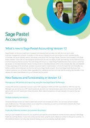 What's new in Sage Pastel Accounting Version 12 New features and ...