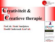 Creativiteit & Creatieve therapie - KenVaK - Hogeschool Zuyd