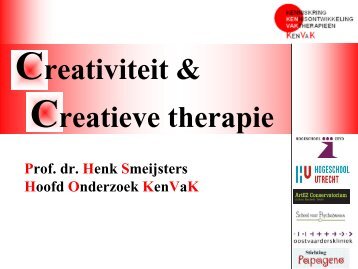 Creativiteit & Creatieve therapie - KenVaK - Hogeschool Zuyd