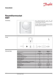 Raumthermostat RMT - Danfoss