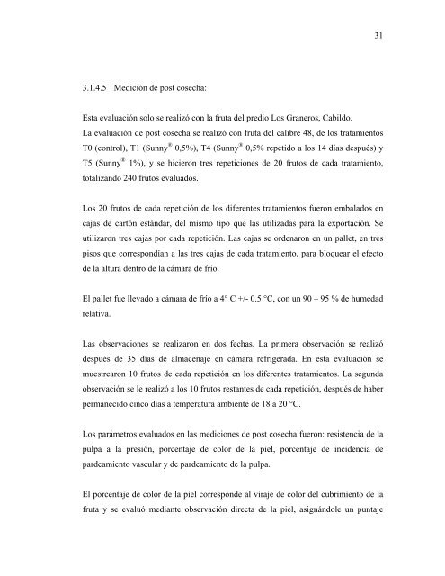 P sobre la productividad y desarrollo del palto cv. Hass - Altavoz