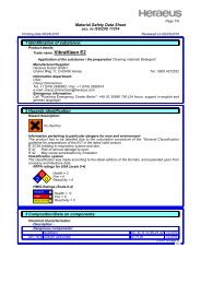 VibraKleen E2 MSDS - Heraeus Kulzer US