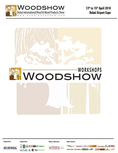 WoodShow Workshop Sponsor - Dubai Woodshow