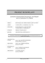 Strzelnica projekt budowlany - branÅ¼a budowlana - rzislupsk.pl