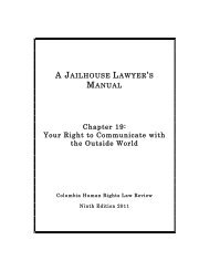 Your Right to Communicate With the Outside World - Columbia Law ...
