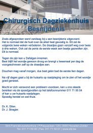 Chirurgisch Dagziekenhuis Besnijdenis - Sfz.be