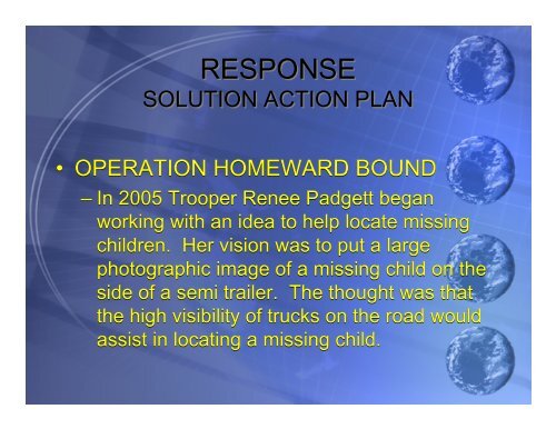 Homeward Bound Program - Washington State Patrol