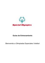 GuÃ­as de Entrenamiento - Special Olympics