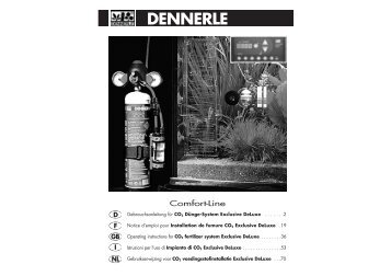 CO2 fertilizer system Exclusive DeLuxe - Dennerle