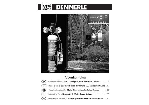 CO2 fertilizer system Exclusive DeLuxe - Dennerle