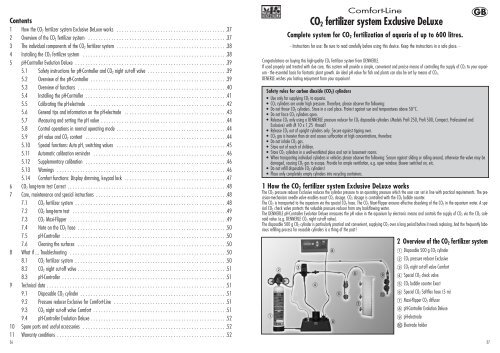 CO2 fertilizer system Exclusive DeLuxe - Dennerle