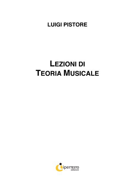 la teoria musicale - Iperedizioni.it