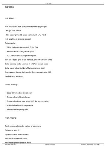 Farr 40 ClassOptions.pdf - Sailmaker.org