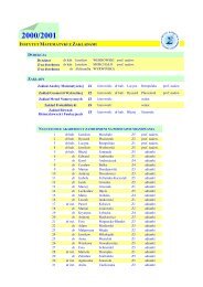 INSTYTUT MATEMATYKI Z ZAKŁADAMI - Instytut Matematyki PP