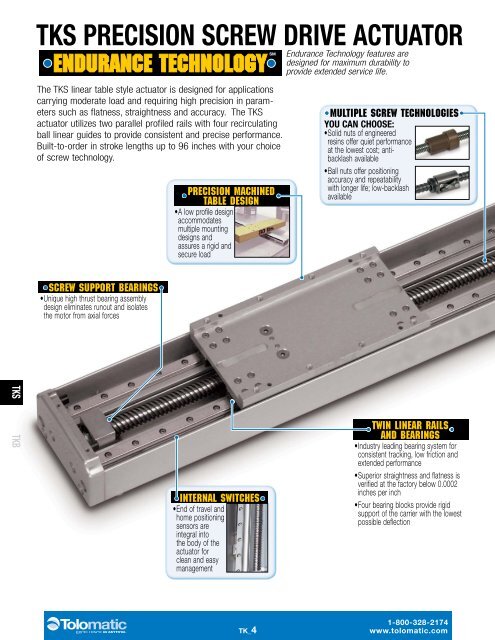 tks & tkb actuators - You are now at the Down-Load Site for Tol-O