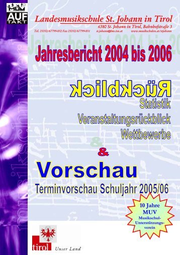 Landesmusikschule St. Johann in Tirol - Tiroler Musikschulwerk