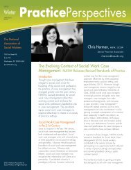 The Evolving Context of Social Work Case Management - National ...