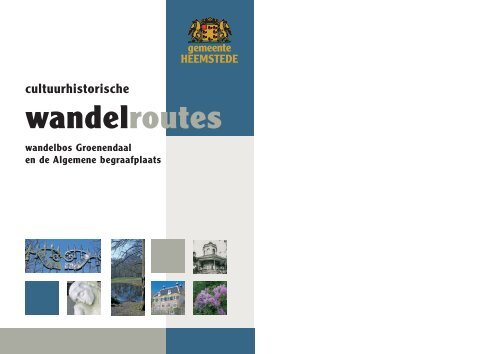 cultuurhistorische wandelroutes - Gemeente Heemstede