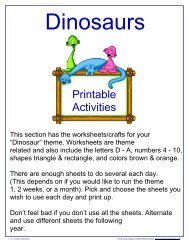 Dinosaurs - 1 - 2 - 3 Learn Curriculum