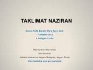 TAKLIMAT NAZIRAN - Jabatan Akauntan Negara Malaysia