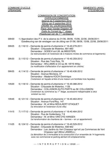 COMMUNE D'UCCLE GEMEENTE UKKEL URBANISME ...