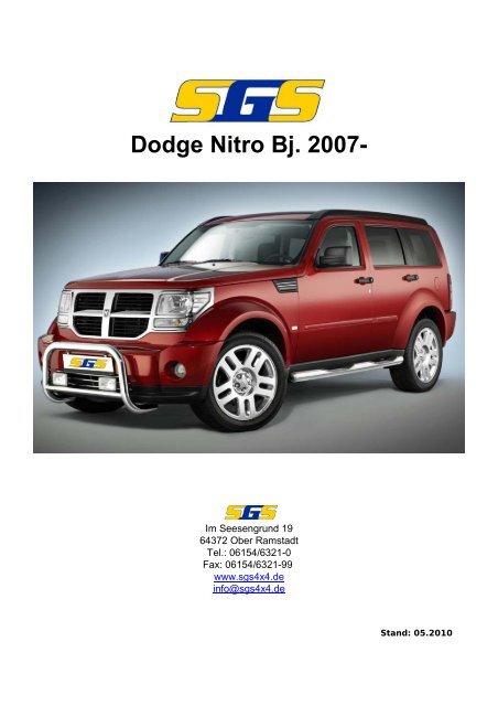 Dodge Nitro Bj. 2007- - SGS