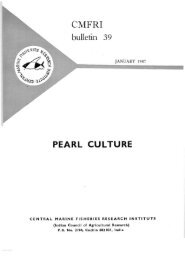 pearl culture - Eprints@CMFRI - Central Marine Fisheries Research ...